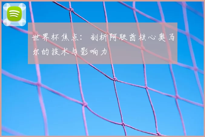 世界杯焦点:剖析阿联酋核心奥马尔的技术与影响力