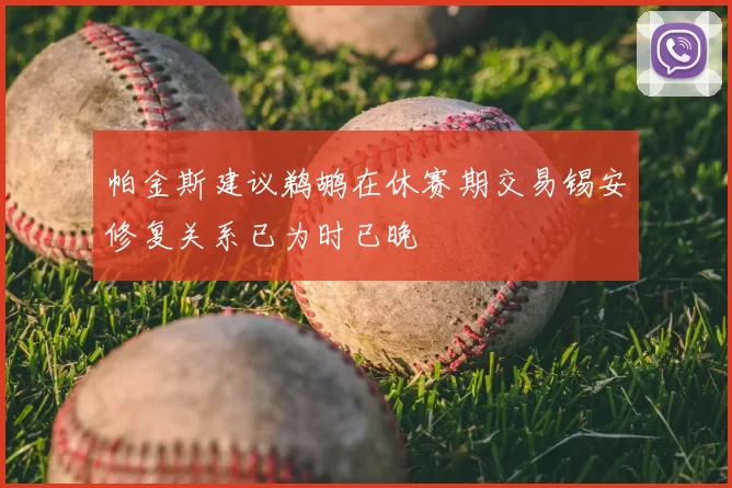 帕金斯建议鹈鹕在休赛期交易锡安修复关系已为时已晚
