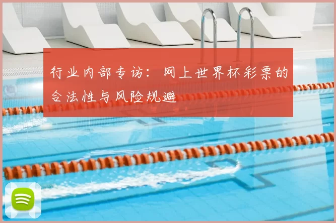 行业内部专访:网上世界杯彩票的合法性与风险规避