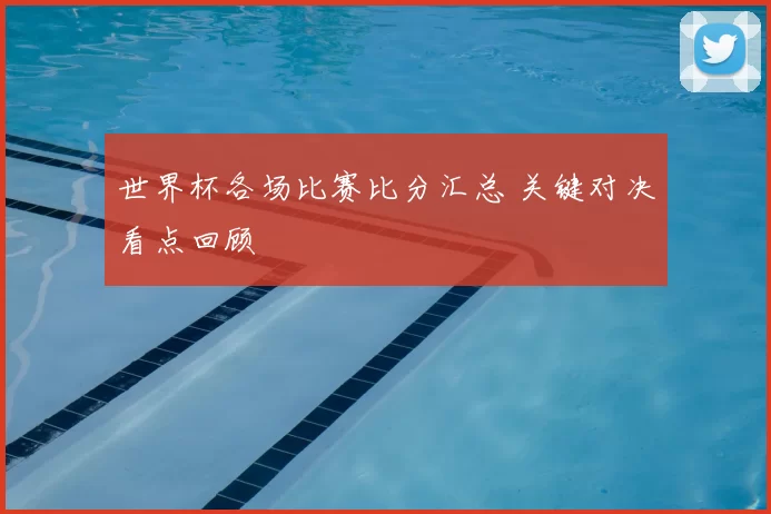 世界杯各场比赛比分汇总 关键对决看点回顾